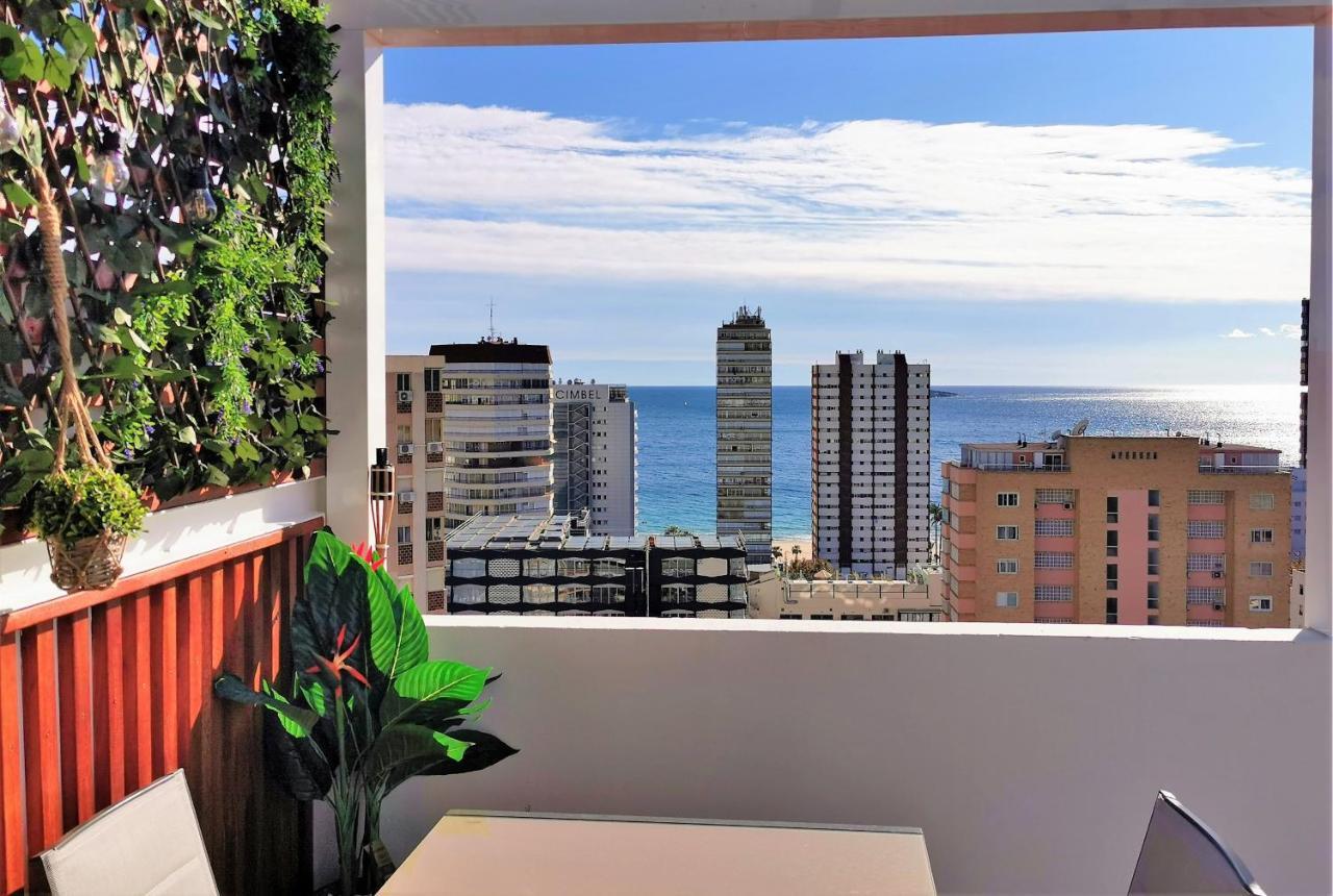 Penthouse Cervantes Sea View Benidorm Buitenkant foto
