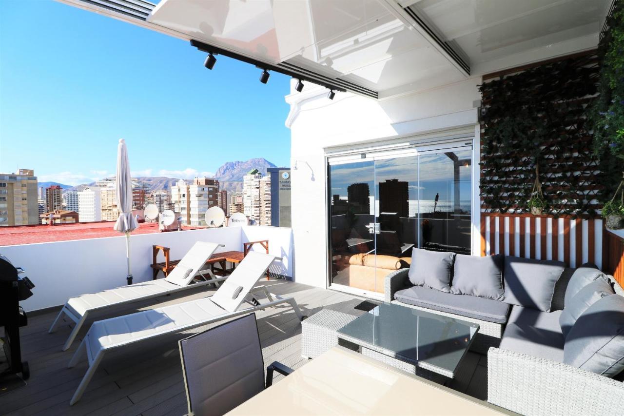 Penthouse Cervantes Sea View Benidorm Buitenkant foto