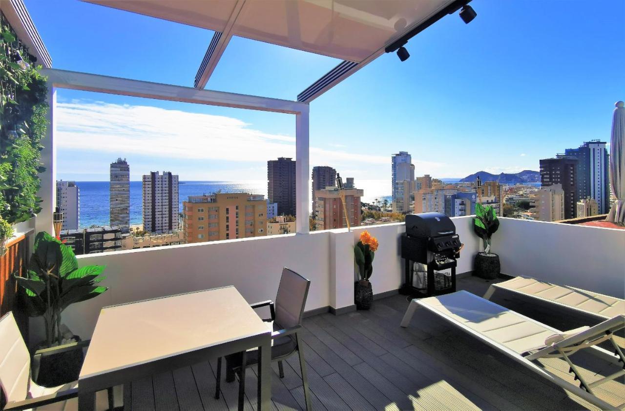 Penthouse Cervantes Sea View Benidorm Buitenkant foto