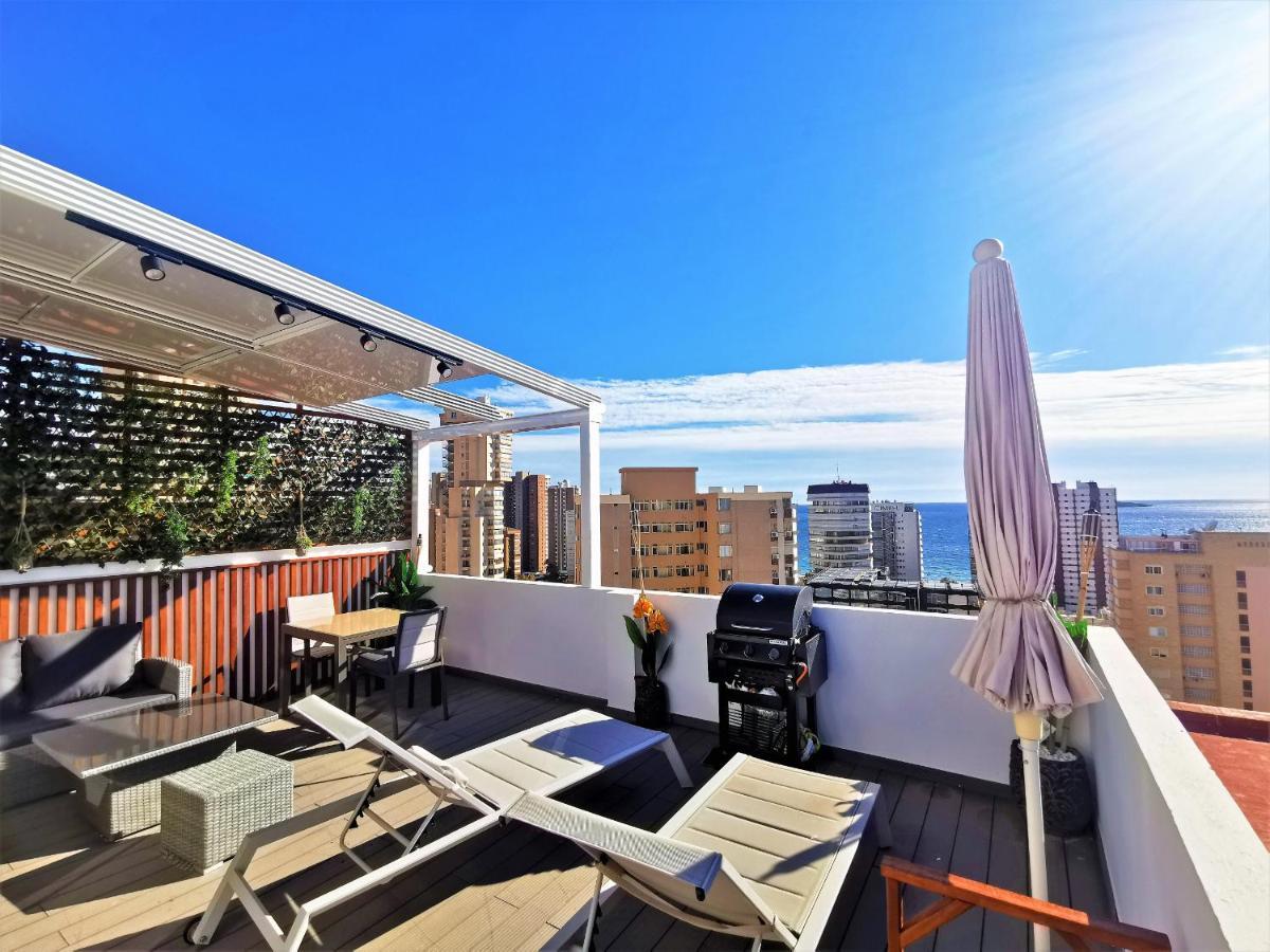 Penthouse Cervantes Sea View Benidorm Buitenkant foto