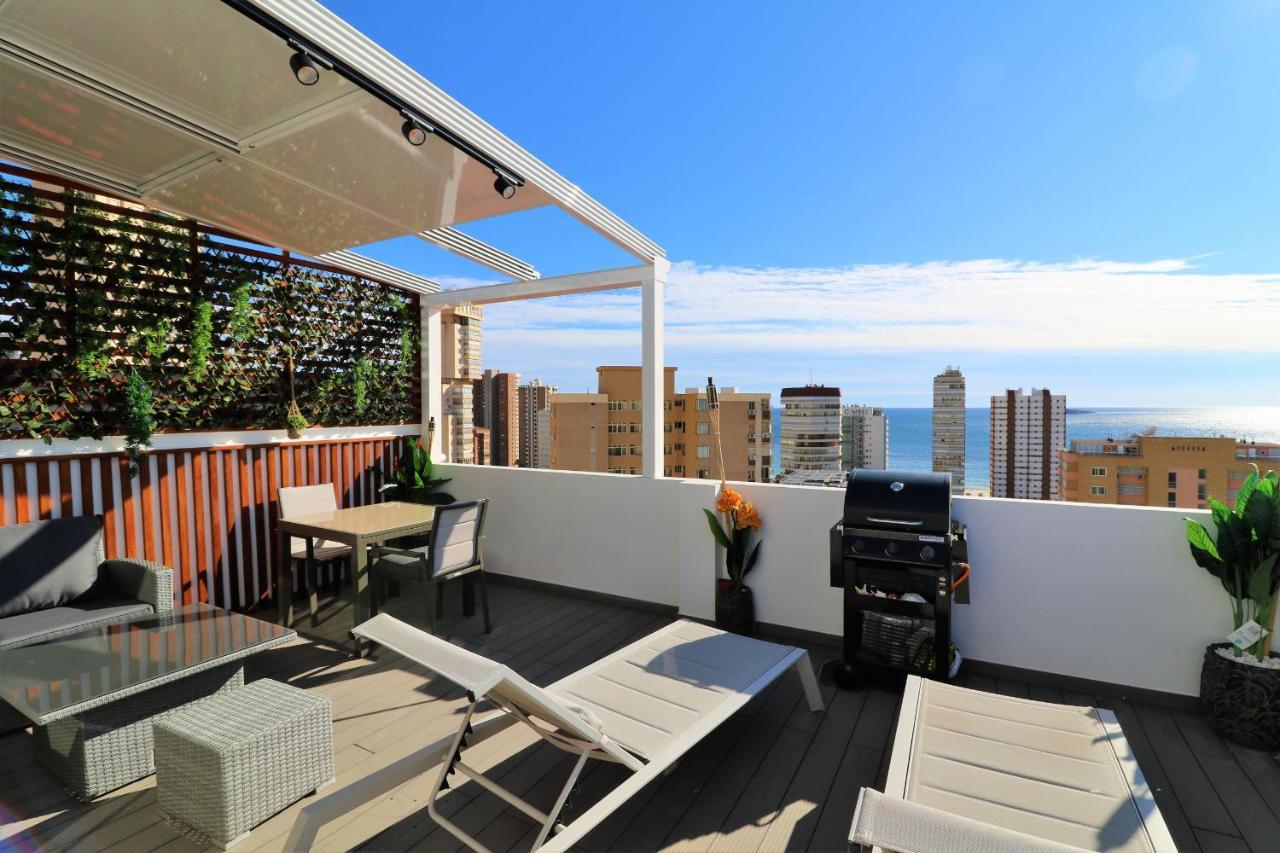 Penthouse Cervantes Sea View Benidorm Buitenkant foto