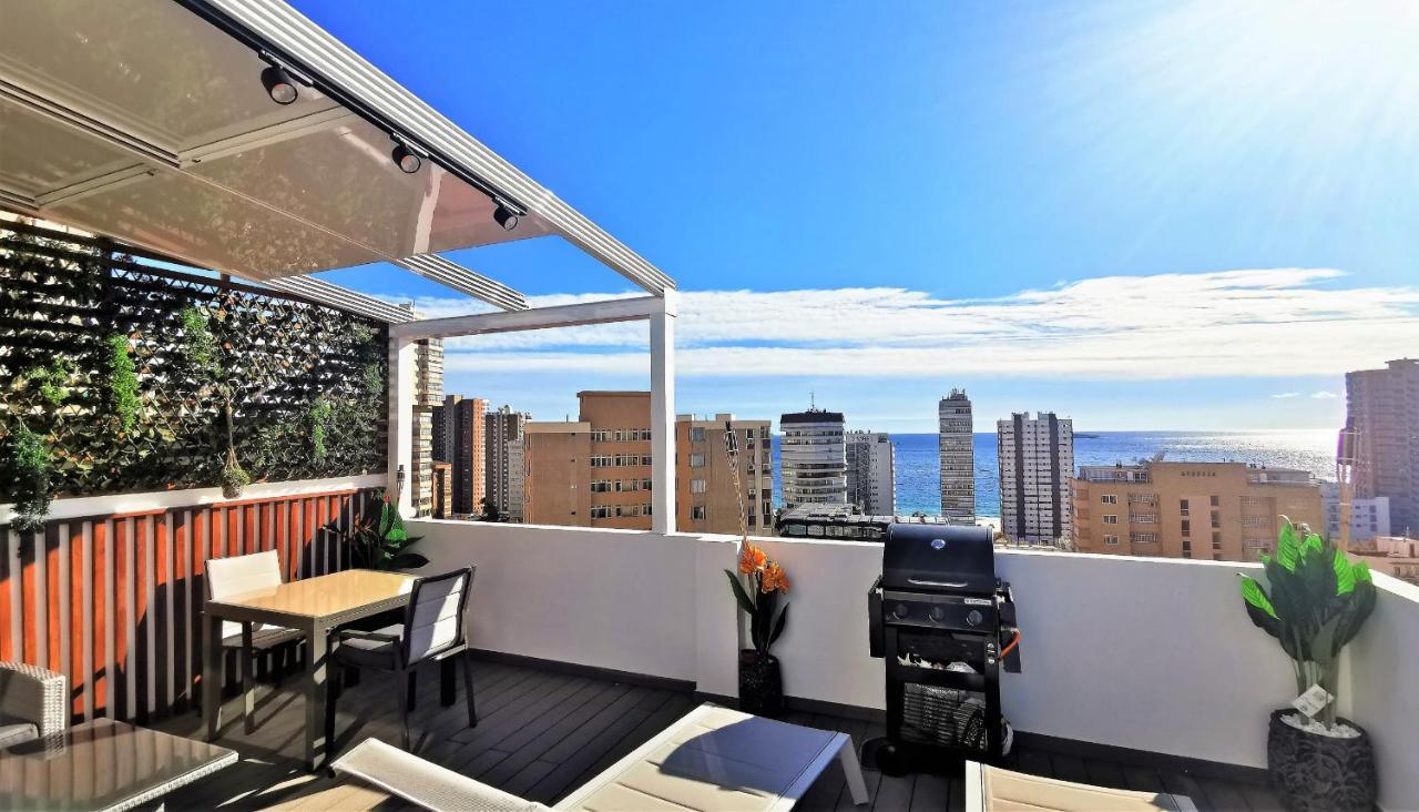 Penthouse Cervantes Sea View Benidorm Buitenkant foto