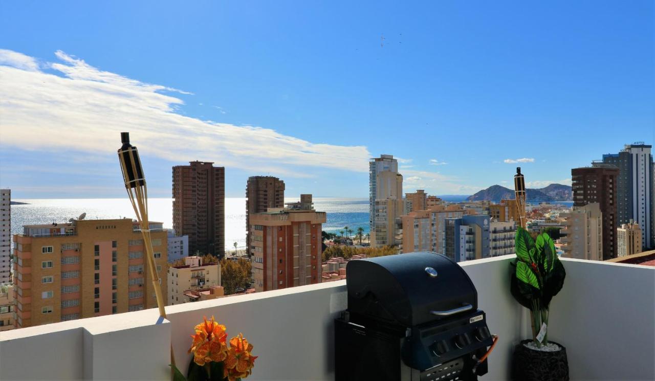 Penthouse Cervantes Sea View Benidorm Buitenkant foto