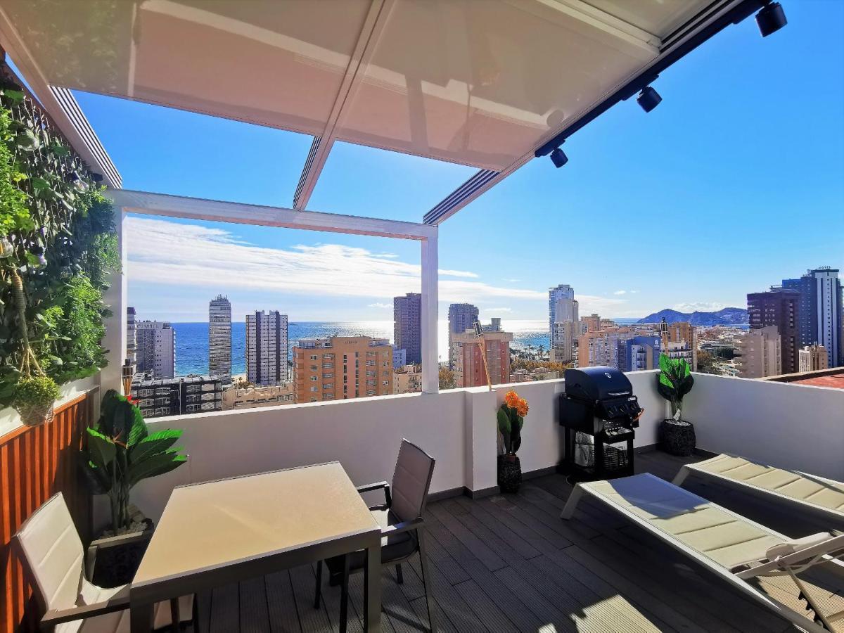 Penthouse Cervantes Sea View Benidorm Buitenkant foto