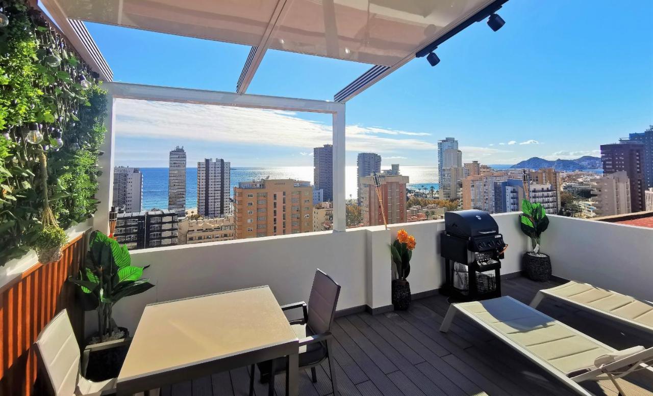 Penthouse Cervantes Sea View Benidorm Buitenkant foto