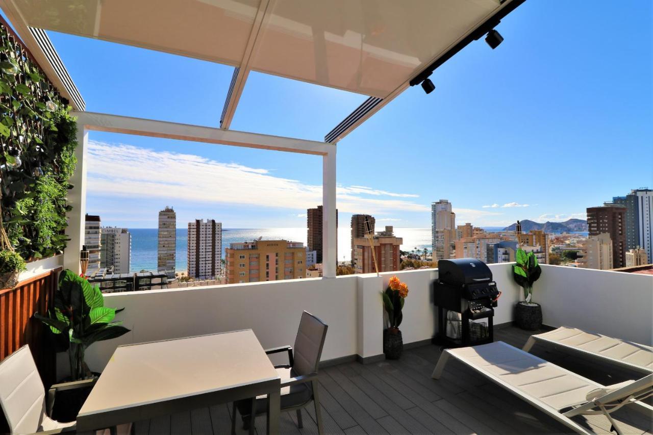 Penthouse Cervantes Sea View Benidorm Buitenkant foto