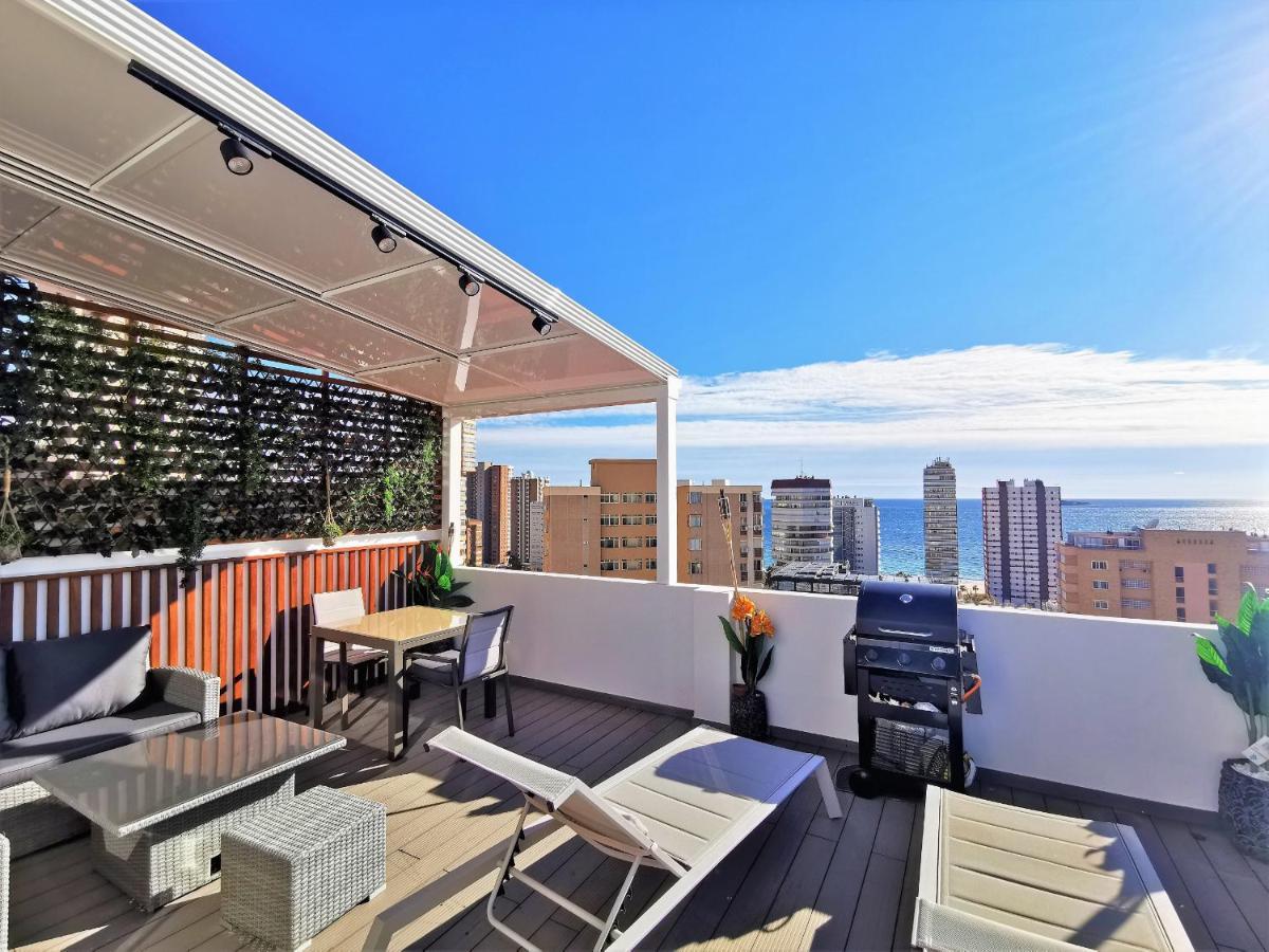 Penthouse Cervantes Sea View Benidorm Buitenkant foto