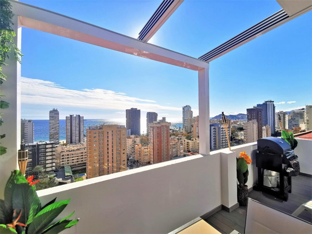 Penthouse Cervantes Sea View Benidorm Buitenkant foto